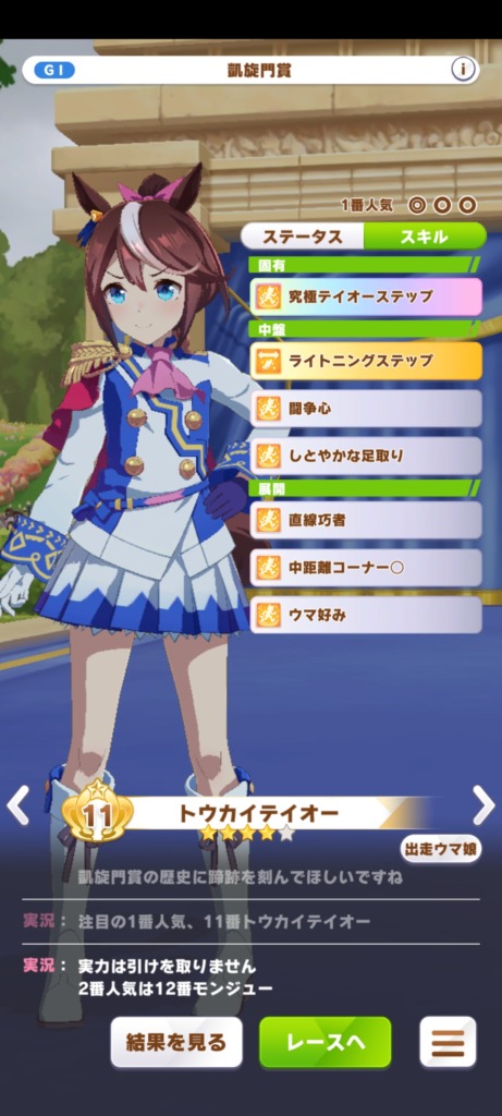 凱旋門シニア　トウカイテイオー