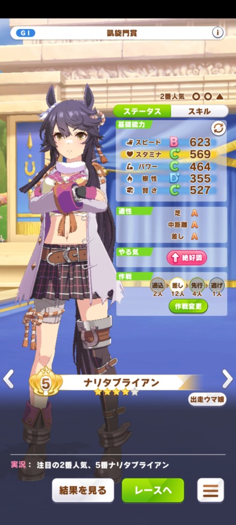 凱旋門　クラシック期　ナリタブライアン